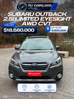 SUBARU OUTBACK 2.5i LIMITED EYESIGHT AWD CVT 2021